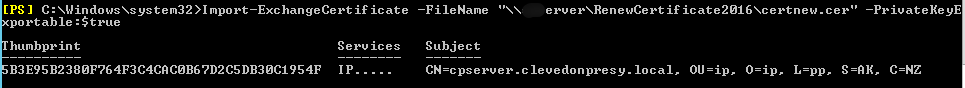Certificate renewal with PowerShell in Exchange 2013 11 image 18