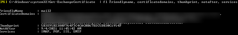 Certificate renewal with PowerShell in Exchange 2013 13 image 20
